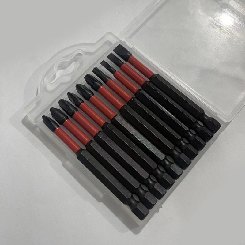 AntiSlip Bit Set Durability Steel Screwdriver Bit For Home Repair Car Maintenance PH1/2/3 Size M4YD