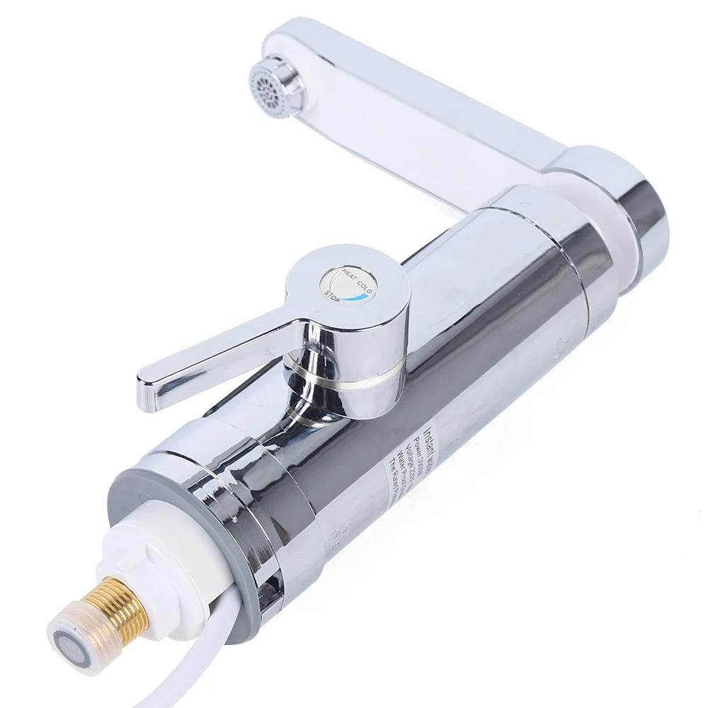 EU Electric Hot Water Faucet Instant Heating Type Kitchen Hot And Cold Small Kitchen Treasure Quick Heat