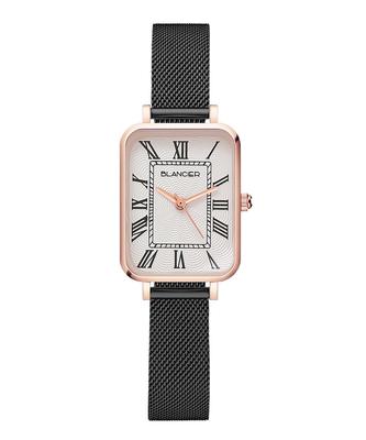 Beullangsieleu Allure Roman Bw0605L-Rrbm Square Women'S Metal Watch