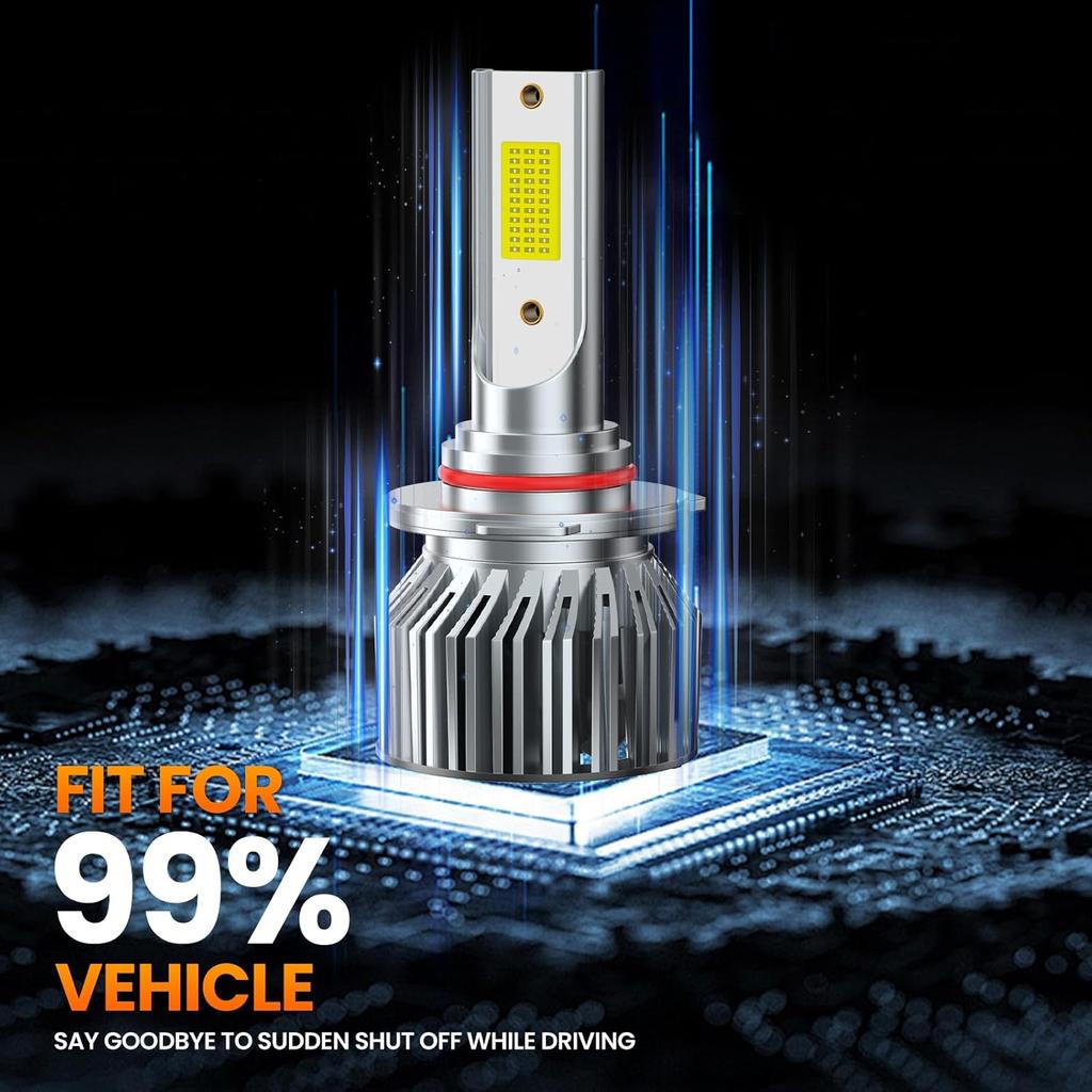 Compatible For 2015- Ford F150 Vehicle Front Bulbs,Pack Of 6