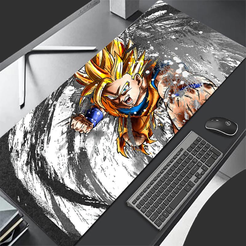 

Gaming Mouse Pad Anime Goku Soft Desk Mat Gamer Professional Premium Dragon Ball Mousepad Speed Control Accessories Keyboard Pad 30x60x0.2cm