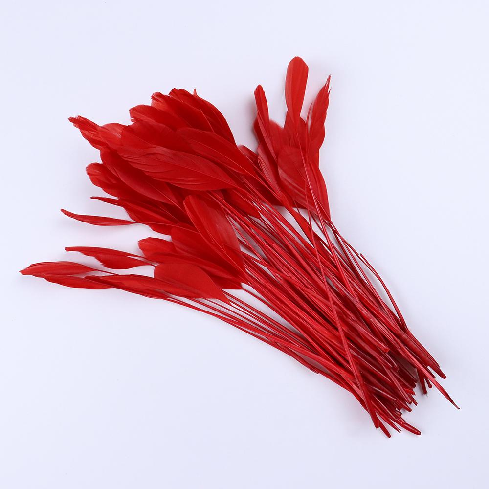 50/100PCS Multicolor Torn Goose Feathers 15-20cm Dyed Swan Plumes for DIY Crafts Jewelry Making And Dress Decoration