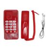 Wall Mounted Wired Telephone Rebroadcast Waterproof Dustproof Retro Wall Phone with Handset for Home Hotel   Bank