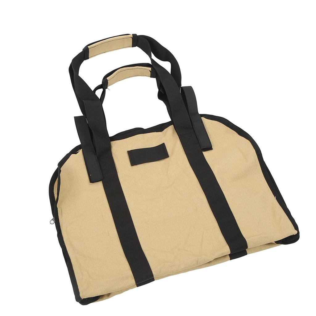 wood Carrier Oxford Cloth Portable  wood Carry Bag Foldable Multifunction Camping   with Thick Handle for Camping