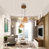 Hanging Ceiling Lamp Bamboo Boho Rattan Wood Loft
