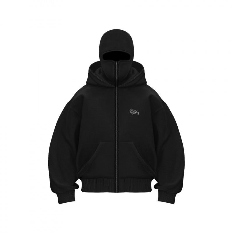 Trendy Y2K Unisex Plush Double Hood Sweatshirt – Unique Autumn/Winter Design