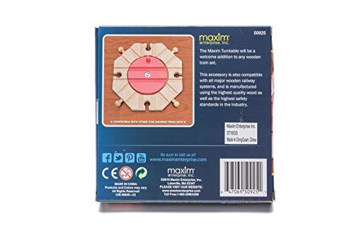 Maxim Wooden Rail Set Series Vehicle Turntable