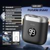 Nový přenosný mini elektrický holicí strojek kapesní velikost elektrický holicí strojek pro muže dobíjecí mokré i suché holení výkonný vodotěsný elektrický holicí strojek