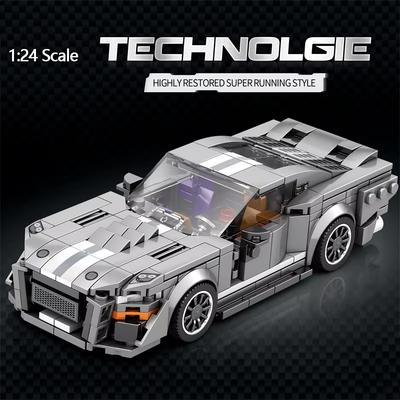 476PCS Sports Car Building Blocks City Speed Classic Vehicle Series 1:24 Scale Model Children’s Holiday DIY Toys Gifts