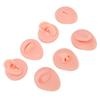 7pcs Silicone Body Parts Tongue Mouth Nose Eye Navel Ear Model Soft Practice Body Parts Kit