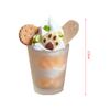 Drink 1/2Pcs Ice Cream Cups Cocktail Glass Model Pretend Play Mini Food Fit Play House Toy Doll Accessories Dollhouse Miniature