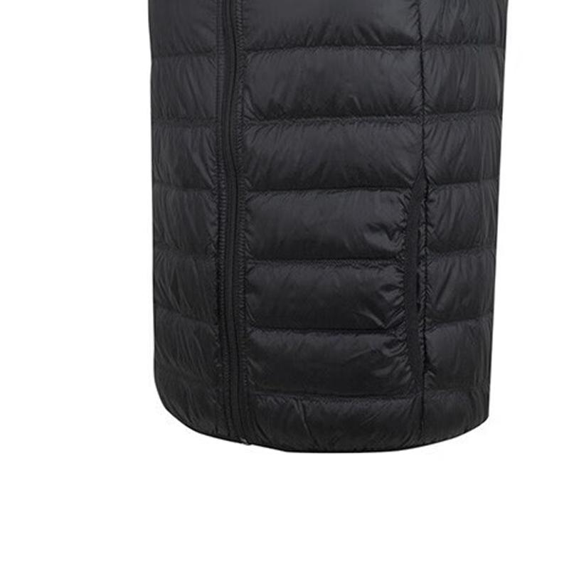 Emporio Armani EA7 Letter Quilted Zip-Up Stand Collar Down Vest Men Vest Black 8NPQ01-PN29Z-00208