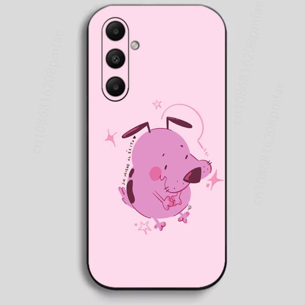 Courage the Cowardly Dog Phone Case for Samsung Galaxy A73,23,53,33,24,72,22,52,32,54,A34 Soft Cover