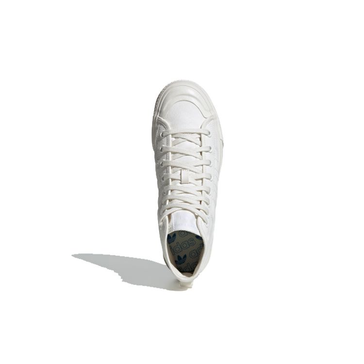 Adidas Nizza High RF Triple White Unisex Sneakers Cloud-White Off-White F34941