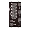 Yousheng Reusable Indian Henna Tattoo Stencils, Mehndi Hand Painting Templates, DIY Flower Pattern for Body Art, Festival Makeup