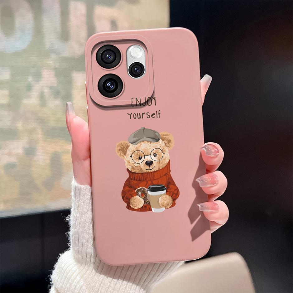 Case For Oppo Reno15 Pro Reno15F Cute Cartoon Dinosaur Silicone Protective Bumper Cover For OppoReno15 15Pro Anti Scratch Fundas