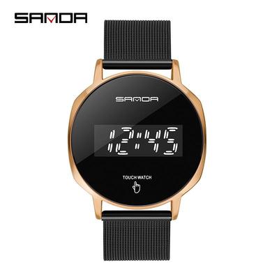 Sanda Wasserdichte Minimalistische Leuchtende Elektronische Uhr für Herren & Damen