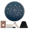 6 inch 11 Notes Glucophone Steel Tongue Drum D Tones Music Drum Lightweight Ethereal Drum Percussion Instrument 11 Notes Drum