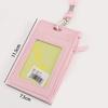 Office Supplies Zipper Coin Purses ID Card Holder ID Holders with Neck Strap Credit Card Holders