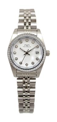 [Technos] Datumsuhr T6929SW Damen Silber