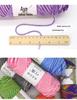 Eight-Strand Cotton Milk Yarn for DIY Crochet and Knitting - Medium Thick, Ideal for Handmade Scarves.
