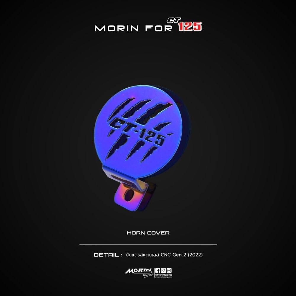 MORIN RACING Horn Cover for Honda Hunter Cab CT125/Horn Guard For HONDA CT125 JA55 JA65 (Silver)