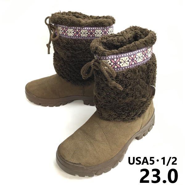 

Ocean Pacific Warm Mid Boa Boots Women’s Size 5.5 23.0 Brown