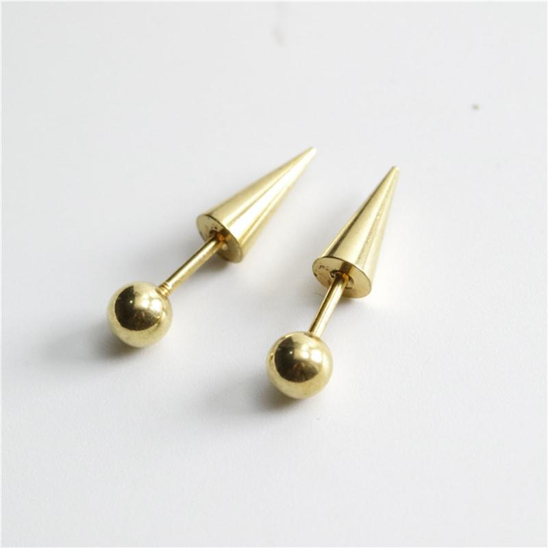 Women Men Round Ball Spike Earrings Stainless Steel Earrings Stud Earrings Punk Gothic Jewelry Gifts for Earrings Lovers