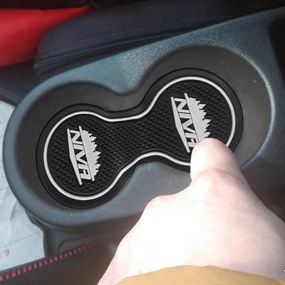 Voor Chevrolet Lada Niva 2009 ~ 2018 Antislip Deuropening Bekerhouder Mat Accessoires Antislip Deur Sleuf Mat Onderzetter