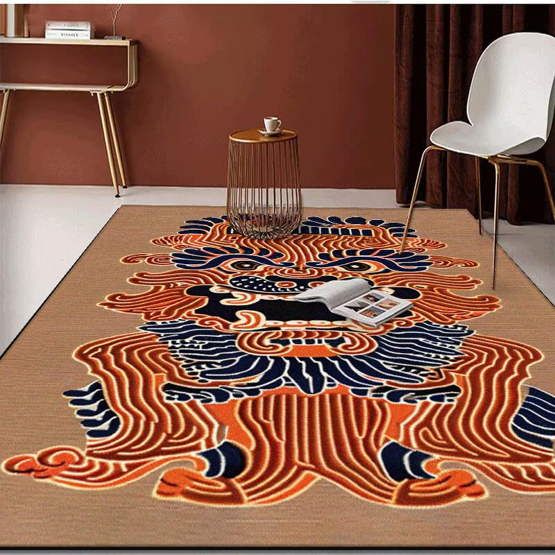 American Kitchen Floor Mats PVC Leather Waterproof Doormat Anti-slip Balcony Sink Carpet Anti-fouling Dirt-resistant Foot Mats