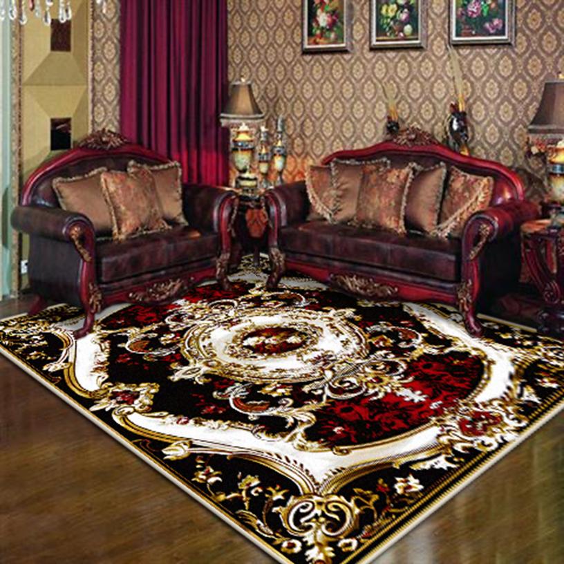 

Легкие Роскошные Ретро Ковры для Гостиной Моющиеся Ковры для Спальни Великолепный Нескользящий Ковер для Зоны Дивана Большой Коврик для Комнаты Напольный Настраиваемый 60*90cm