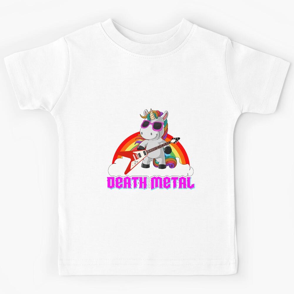 Death Metal Unicorn Kids T-Shirt 140
