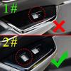4pcs For 17-21 Honda CRV Accessories Carbon Fiber Door Armrest Panel Trim Covers