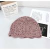 25 Early autumn retro handmade knitted hat hollow hook-up pullover hat versatile bag head hat tide