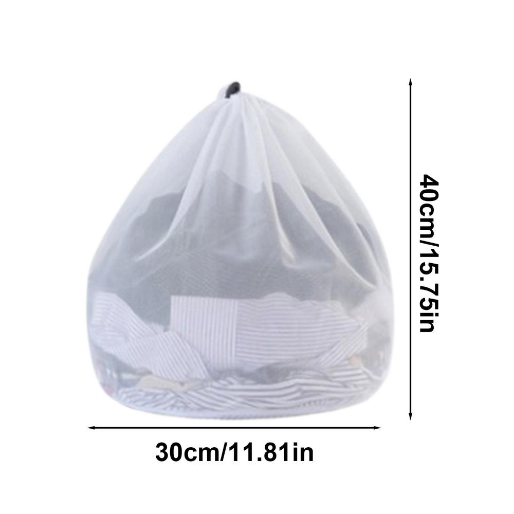Drawstring Laundry Bag Dirty Clothes Net Bags Washing Machine Clothing Organizer Net For Bra Socks Underwear Shoe Storage