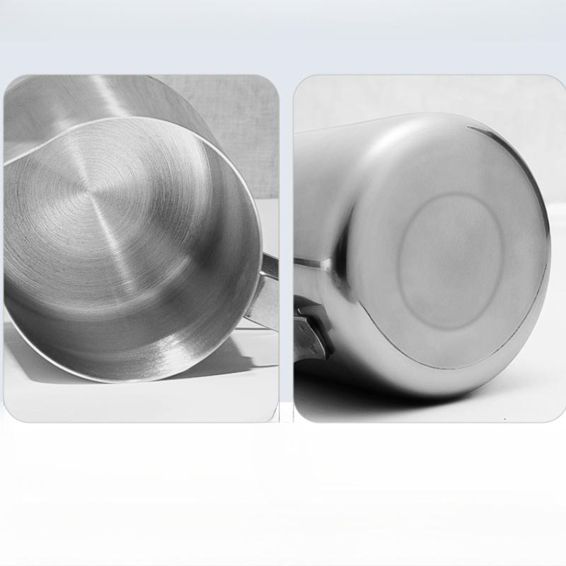 100/150/350/600ml Coffee Milk Frothing Jug Latte Art Milk Frother Pitcher Stainless Steel Measurement Jug Pot Coffee Accessorie
