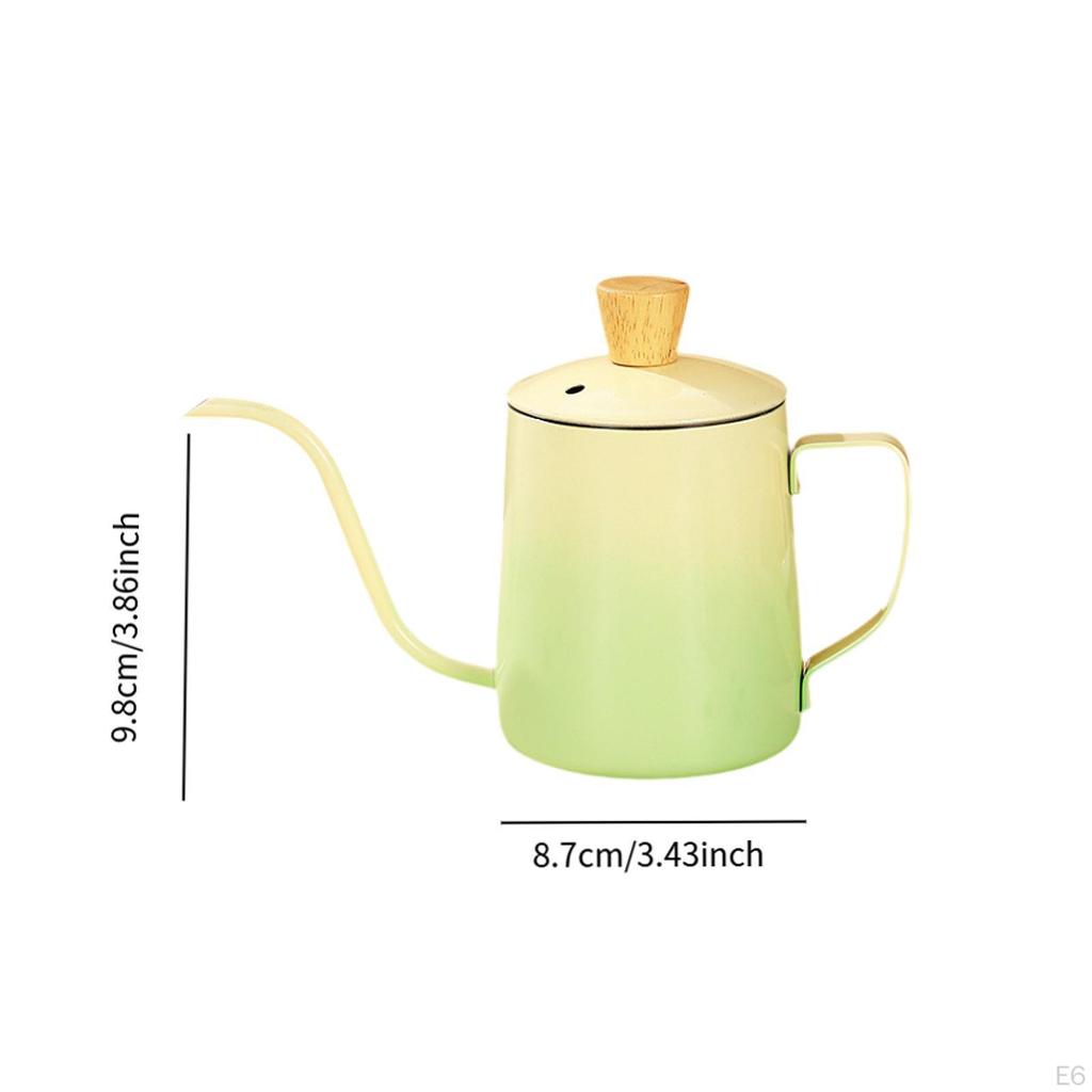 600 Ml Coffee Kettle with Stainless Steel Spout