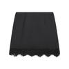European & American Style Women's Skort with Lace Hem - Versatile Fashion for a Chic Look