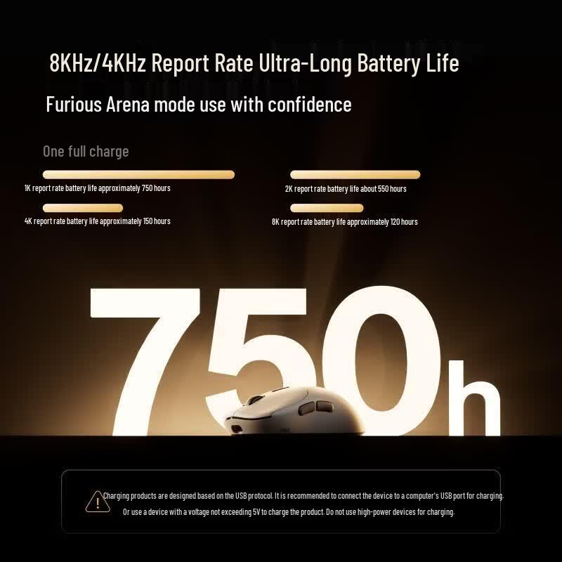 Rapoo VT6MAX 2. Gen Dual-Mode 8K Gaming-Maus