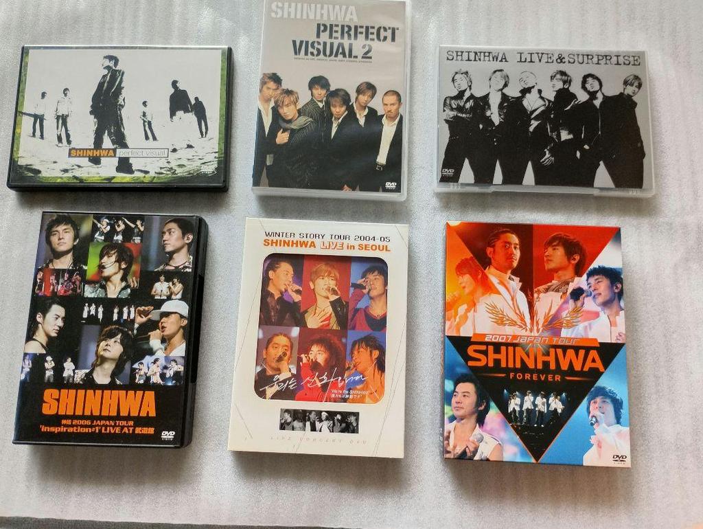 [USED] SHINHWA DVD VCD CD set bundle