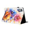Litchi Grain Painting Leather Case for Lenovo Tab M9 TB-310FU Card Slot Tablet Cover with Auto Wake/Sleep