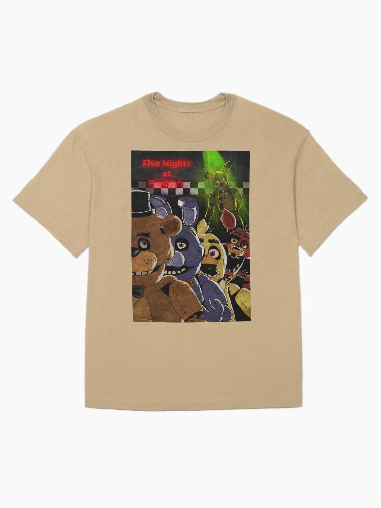 Five Nights at Freddy's FNAF movie Poster Oversized T-Shirt