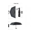 Frischer Stil Dreifach Automatischer Sonnenschirm – Anpassbare Logos für Sonnen- und Regenschutz