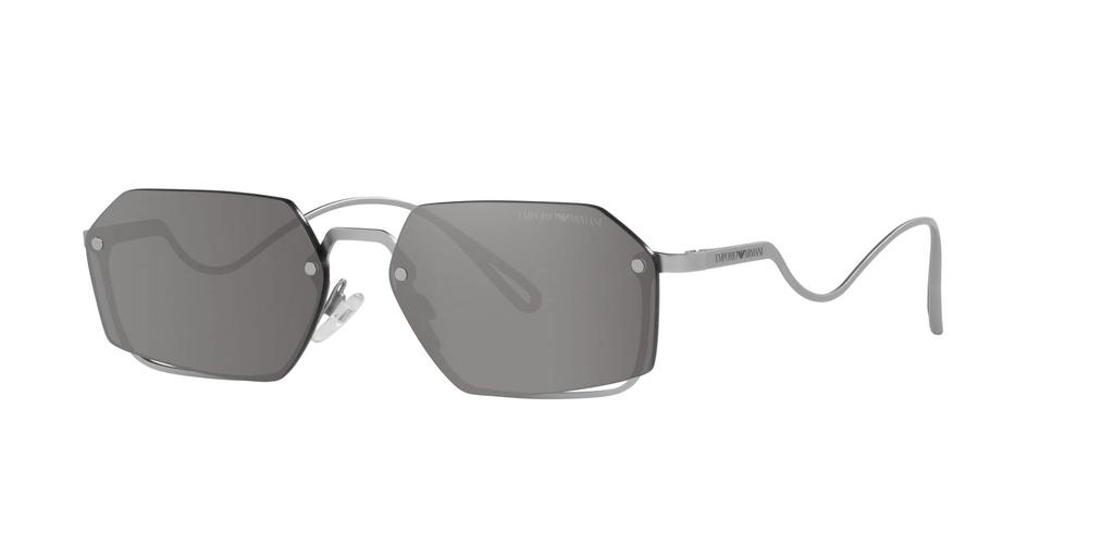 Emporio Armani Sunglasses 30456G Matte 58mm Women's EA2136, Silver,