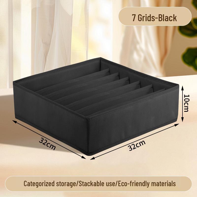 

Складний тканинний органайзер для одягу та шкарпеток - Роздільник для ящиків для спідньої білизни та шкарпеток 28x15x10