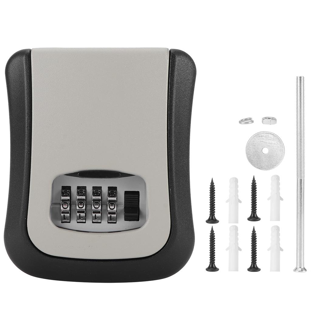 Outdoor Wall Mounted 4‑Digit Combination Key Lock Storage Safe Password Security Box