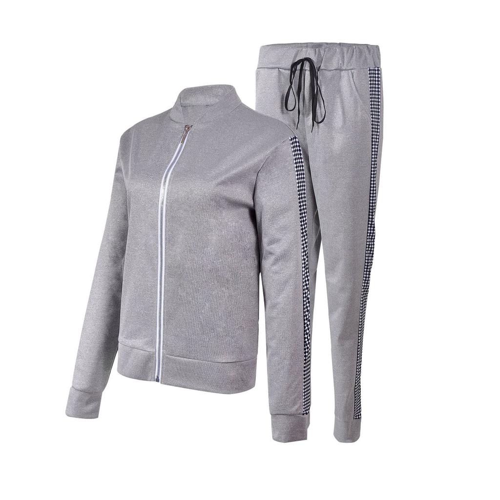 Set Două Piese Femei Ținute Toamnă Trening Femei Fermoar Top Pantaloni Costum Sport Casual Set Femeie 2 Piese