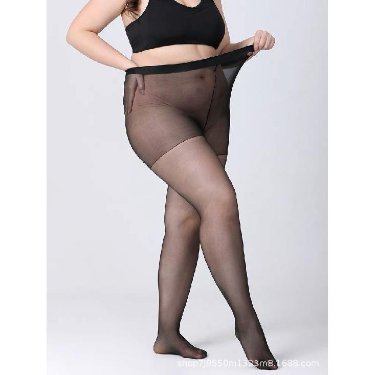

Extra-long plus-size stockings for tall and plus-size individuals mm300Plus-size thin high-elasticity anti-snag skin-colored summer stockings Average Size75-120Jin чёрный