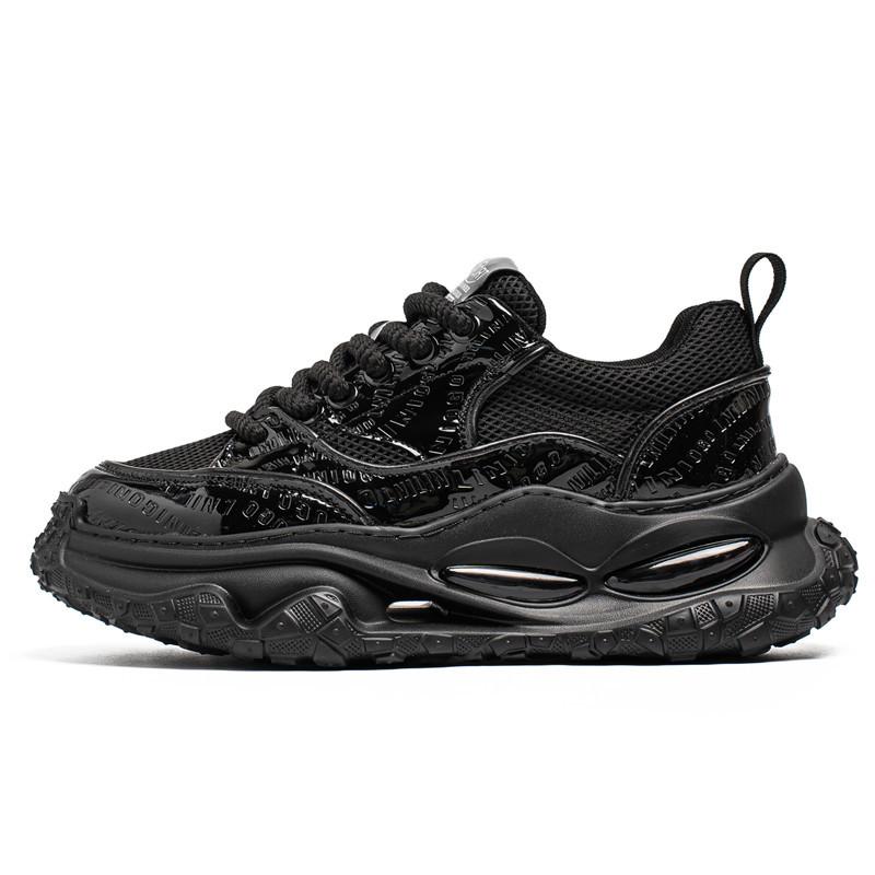 Dad Shoes Spring and Summer Mesh Breathable Shoes Men's Heightened Thick-soled Korean Version of Youth Sports and Leisure Trendy Men's Shoes