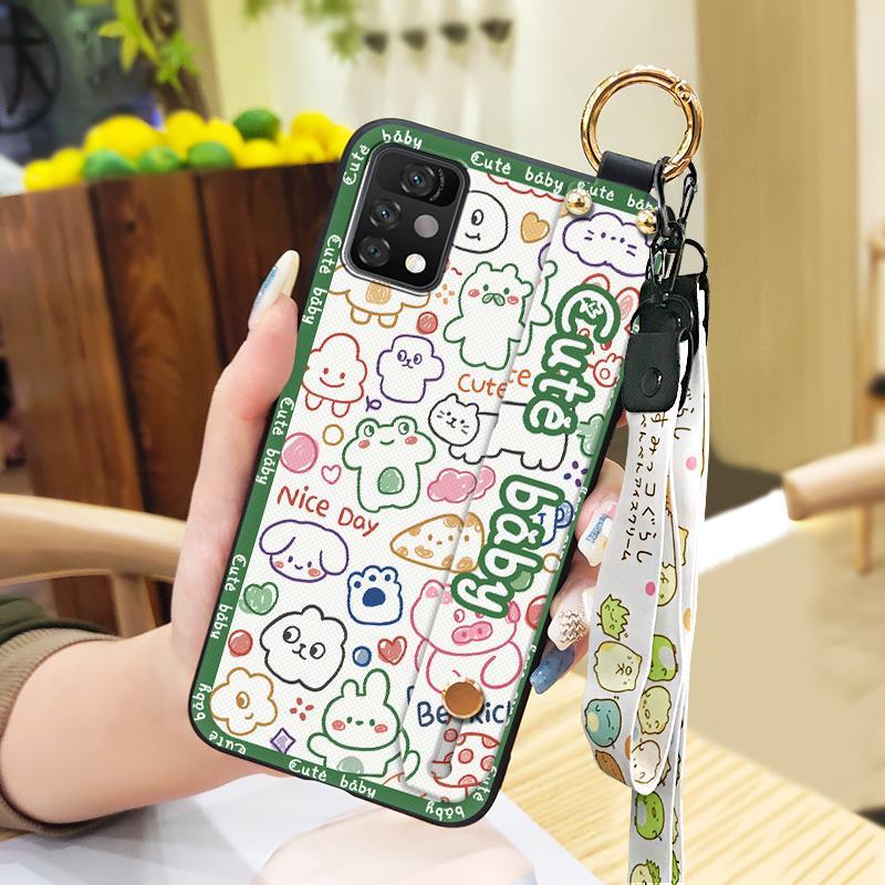 Wristband Back Cover Phone Case For UMIDIGI A11 Pro Max Waterproof Fashion Design Durable Phone Holder Soft case Lanyard